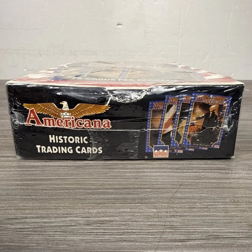 1991 Starline Americana Historic Trading Card Box 12 Card Packs New Sealed